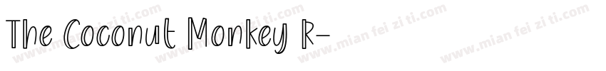 The Coconut Monkey R字体转换